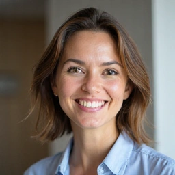 Ritratto professionale della nutrizionista [Nome Nutrizionista], sorridente e accogliente