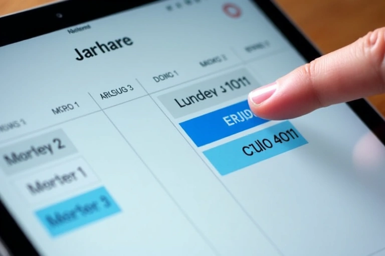 Calendario online con evidenziate le disponibilità